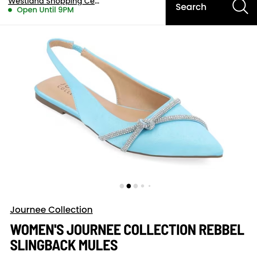 Sling back mules size 9.5 new never worn  journee collection rebbel pret…